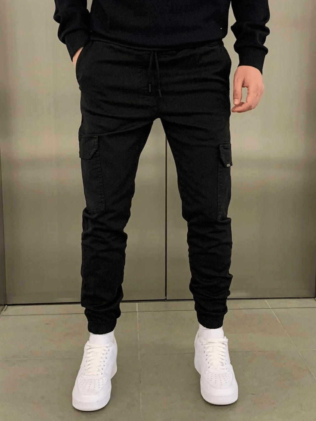Pantalons cargo pour hommes | Taille ajustable et cheville resserrée