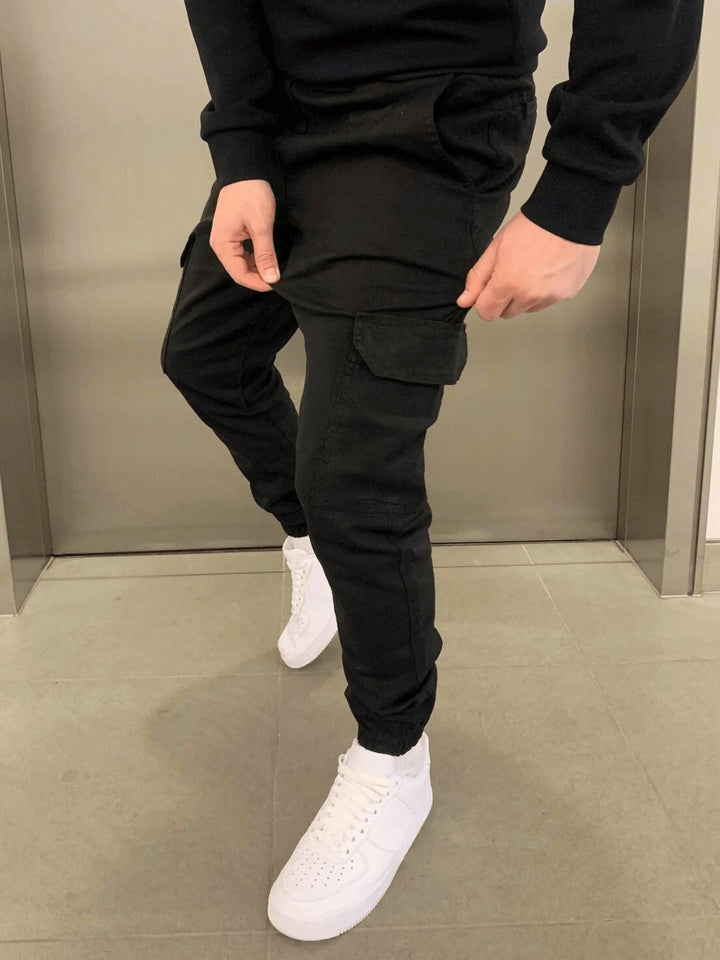 Pantalons cargo pour hommes | Taille ajustable et cheville resserrée