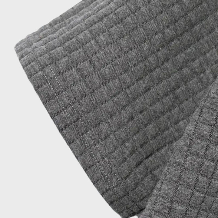 Herre Ternet Mønster Poloshirt | Kontrastkrave Detalje