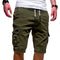 Herre Cargoshorts | Flere Lommer Snøre Sommershorts