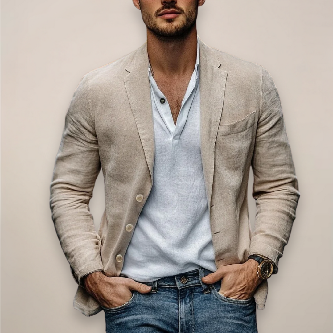 Blazer de vară pentru bărbați, ușor