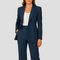 Set costum cu blazer dublu pentru dame