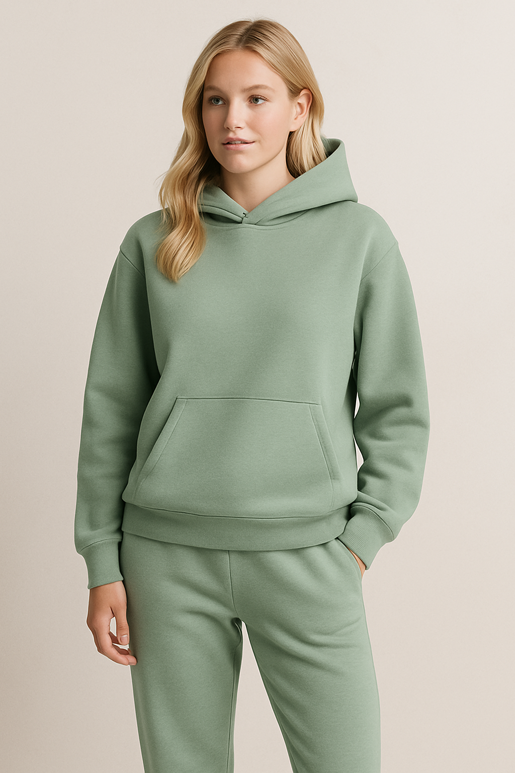 Ensemble de détente avec capuche | Doux, doublé et confortable en deux pièces