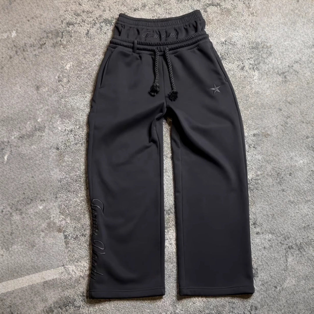 Pantalon de jogging taille haute pour femme | Extensible et doux, confort quotidien