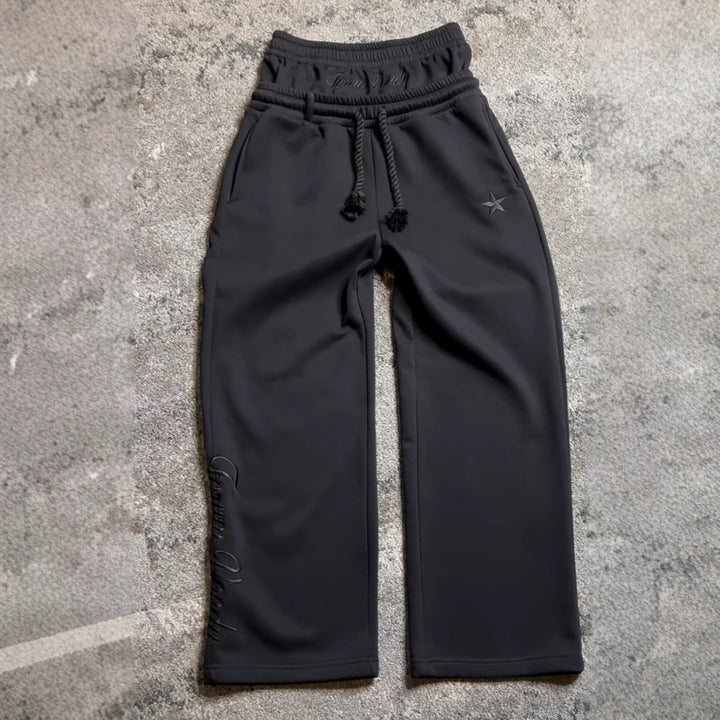 Pantalon de jogging taille haute pour femme | Extensible et doux, confort quotidien