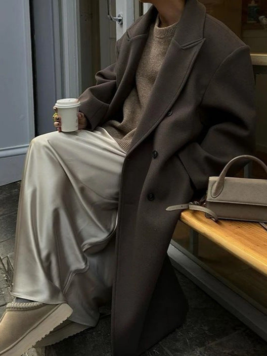 Γυναικείο oversized παλτό με διπλό κούμπωμα | Αβίαστο layering για κάθε μέρα