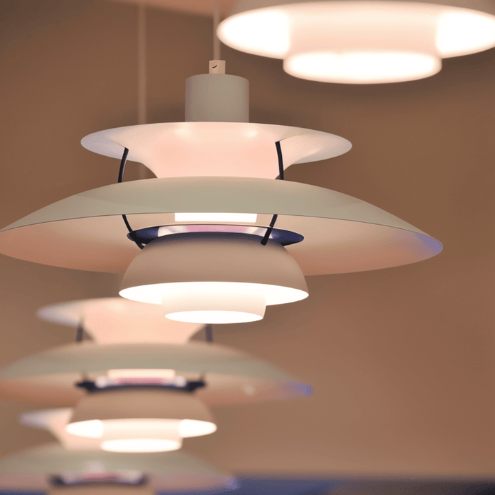 Klassisk og Moderne Metal Loftlampe til Stue Eller Køkken