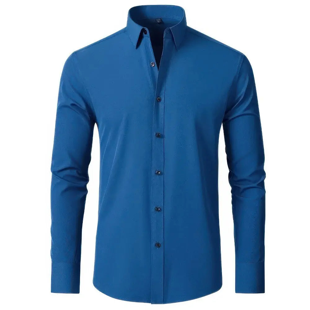 Robe-Chemise Homme Extensible | Tissu Infroissable et Sans Repassage