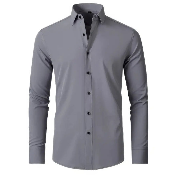 Robe-Chemise Homme Extensible | Tissu Infroissable et Sans Repassage