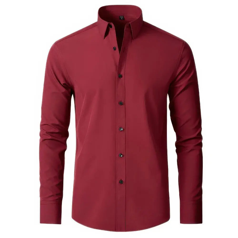 Robe-Chemise Homme Extensible | Tissu Infroissable et Sans Repassage