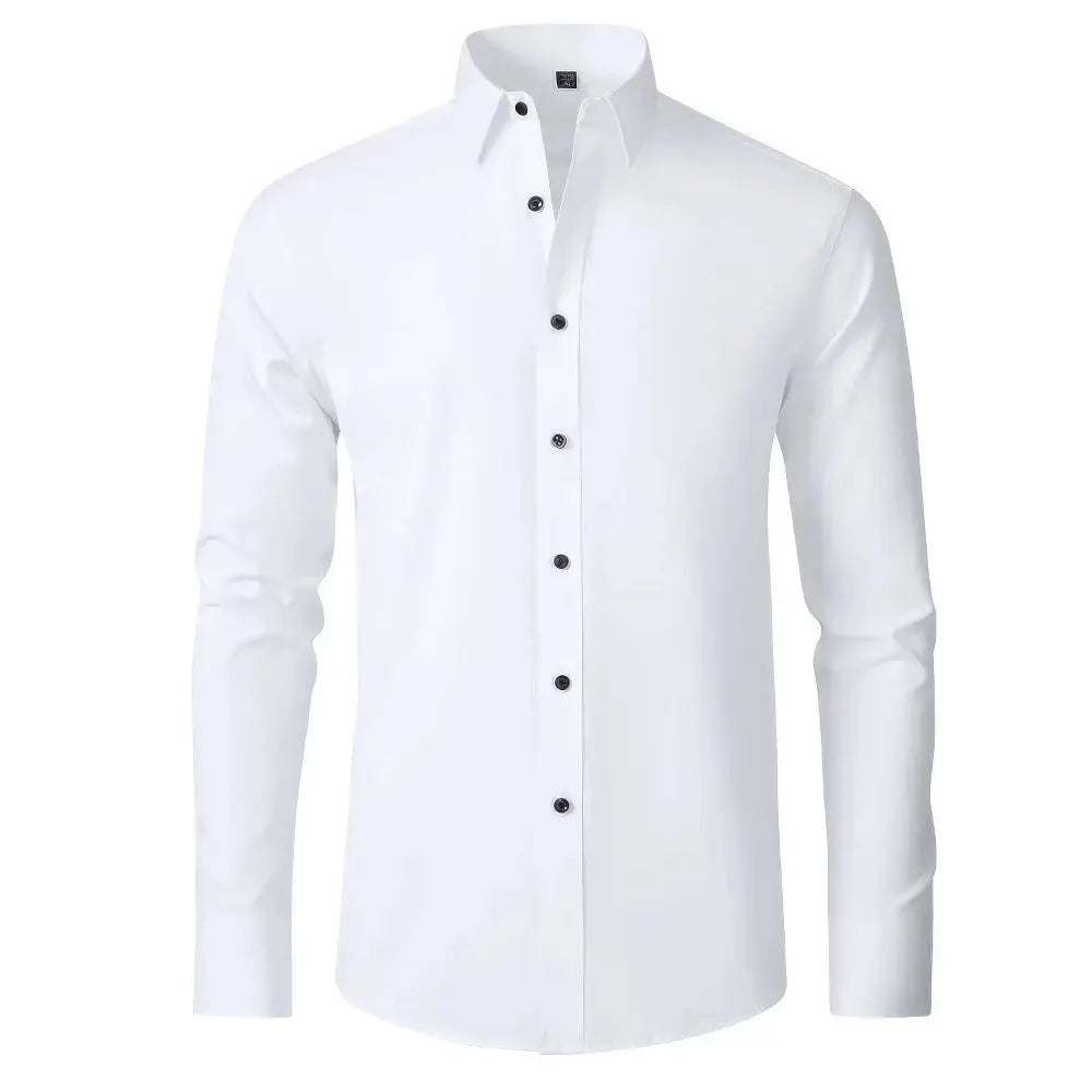 Robe-Chemise Homme Extensible | Tissu Infroissable et Sans Repassage