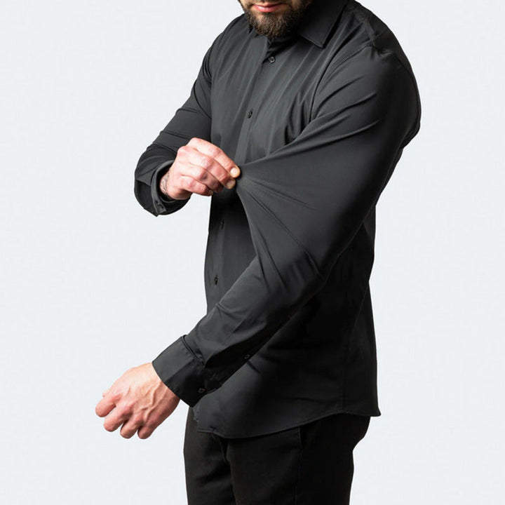 Robe-Chemise Homme Extensible | Tissu Infroissable et Sans Repassage