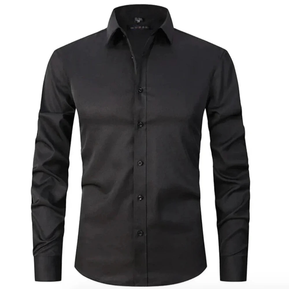 Robe-Chemise Homme Extensible | Tissu Infroissable et Sans Repassage
