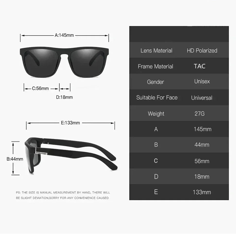 Polarized Sunglasses | UV400 Protection Lightweight Frame