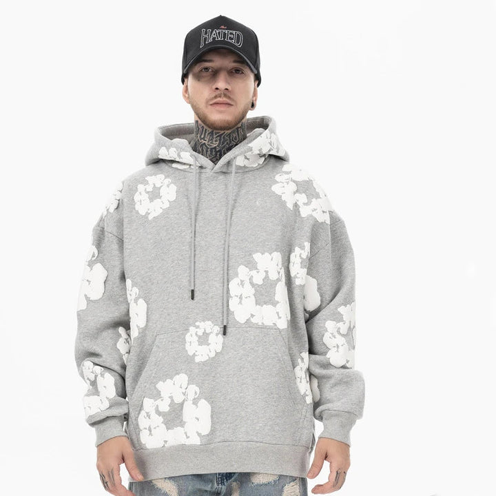 Herre Afslappet Denim-Stil Hættetrøje