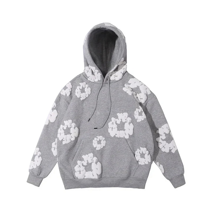 Herre Afslappet Denim-Stil Hættetrøje