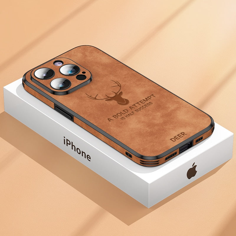 Kožené pouzdro na iPhone | Tenká ochrana odolná proti nárazům