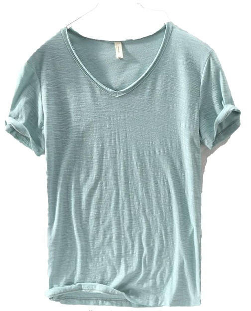 Men’s V-Neck T-Shirt | Lightweight Casual Short Sleeves