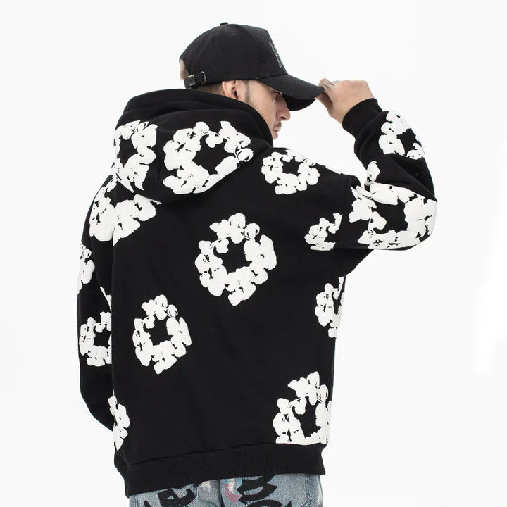 Herre Afslappet Denim-Stil Hættetrøje