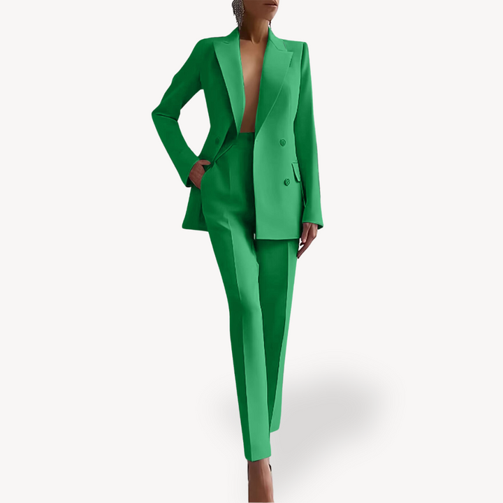 Ensemble Dame Todelt Dragt | Blazer Élégant et Pantalon