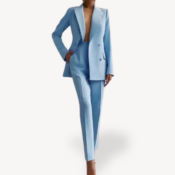 Ensemble Dame Todelt Dragt | Blazer Élégant et Pantalon
