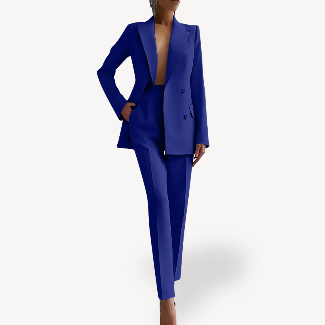 Ensemble Dame Todelt Dragt | Blazer Élégant et Pantalon