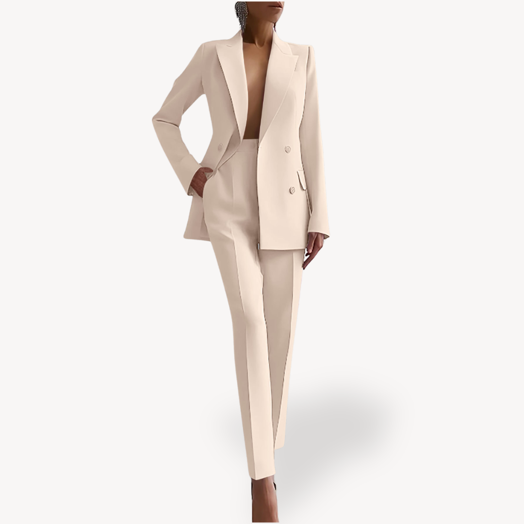 Ensemble Dame Todelt Dragt | Blazer Élégant et Pantalon