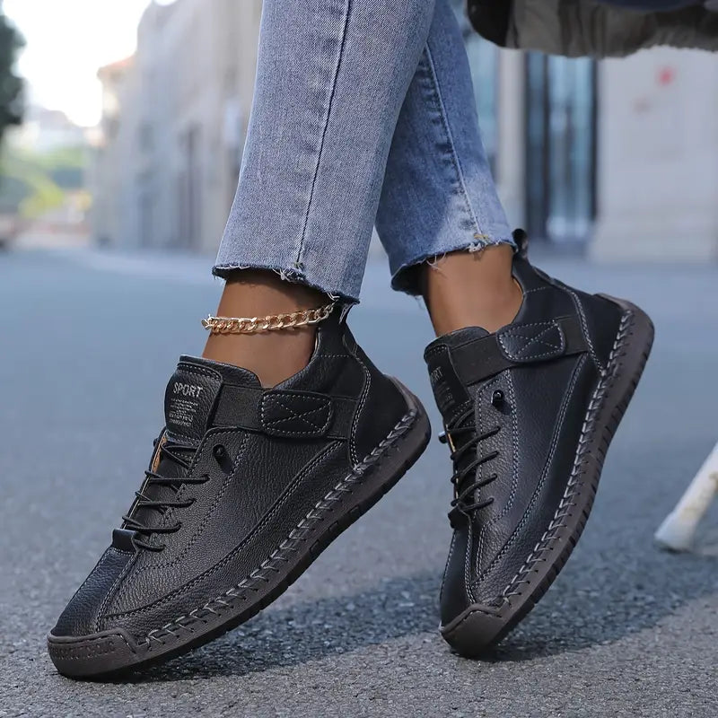 Damskie buty na platformie | Luźny styl letni z sznurowaniem