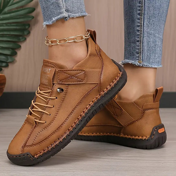 Damskie buty na platformie | Luźny styl letni z sznurowaniem