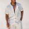 Ensemble coordonné en lin pour homme | Chemise et short avec poche poitrine