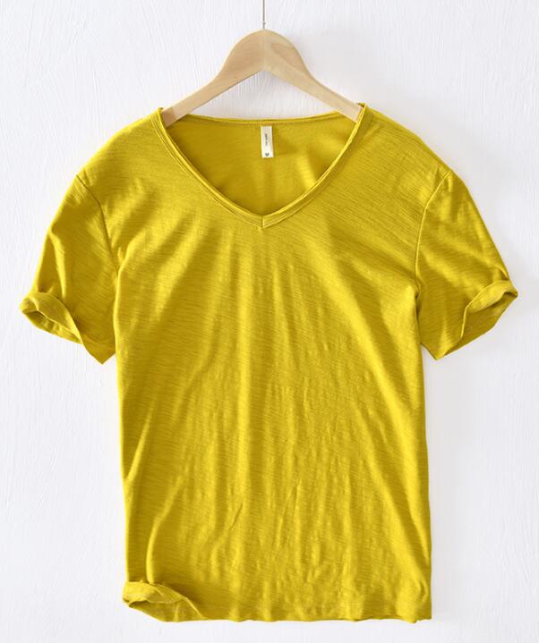Men’s V-Neck T-Shirt | Lightweight Casual Short Sleeves