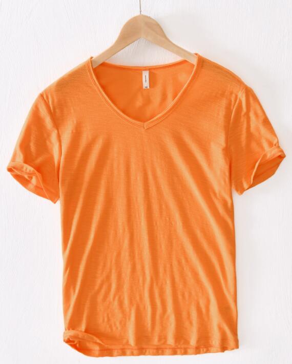Men’s V-Neck T-Shirt | Lightweight Casual Short Sleeves