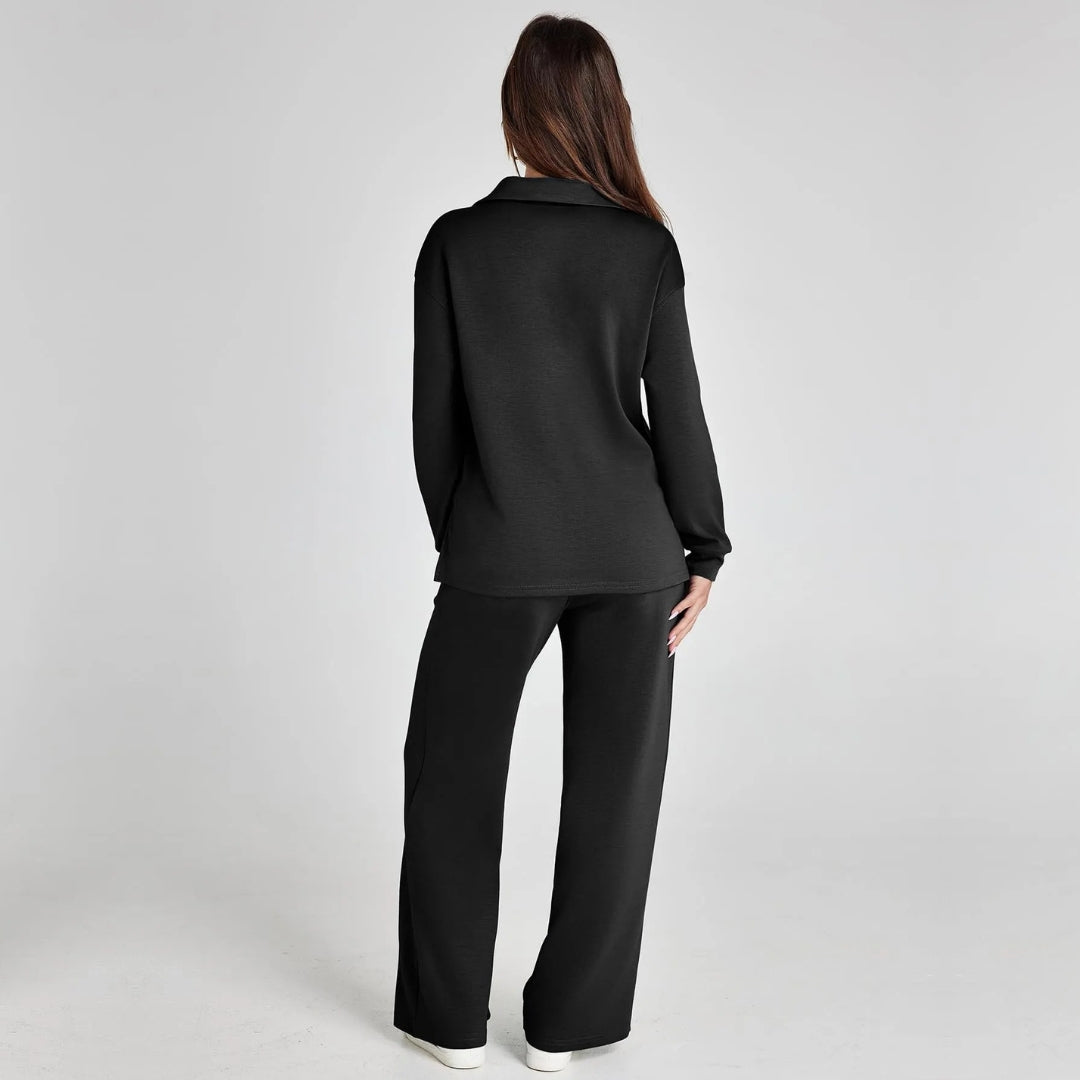 Ensemble de vêtements d’intérieur à jambes larges pour femme | Confort décontracté en deux pièces