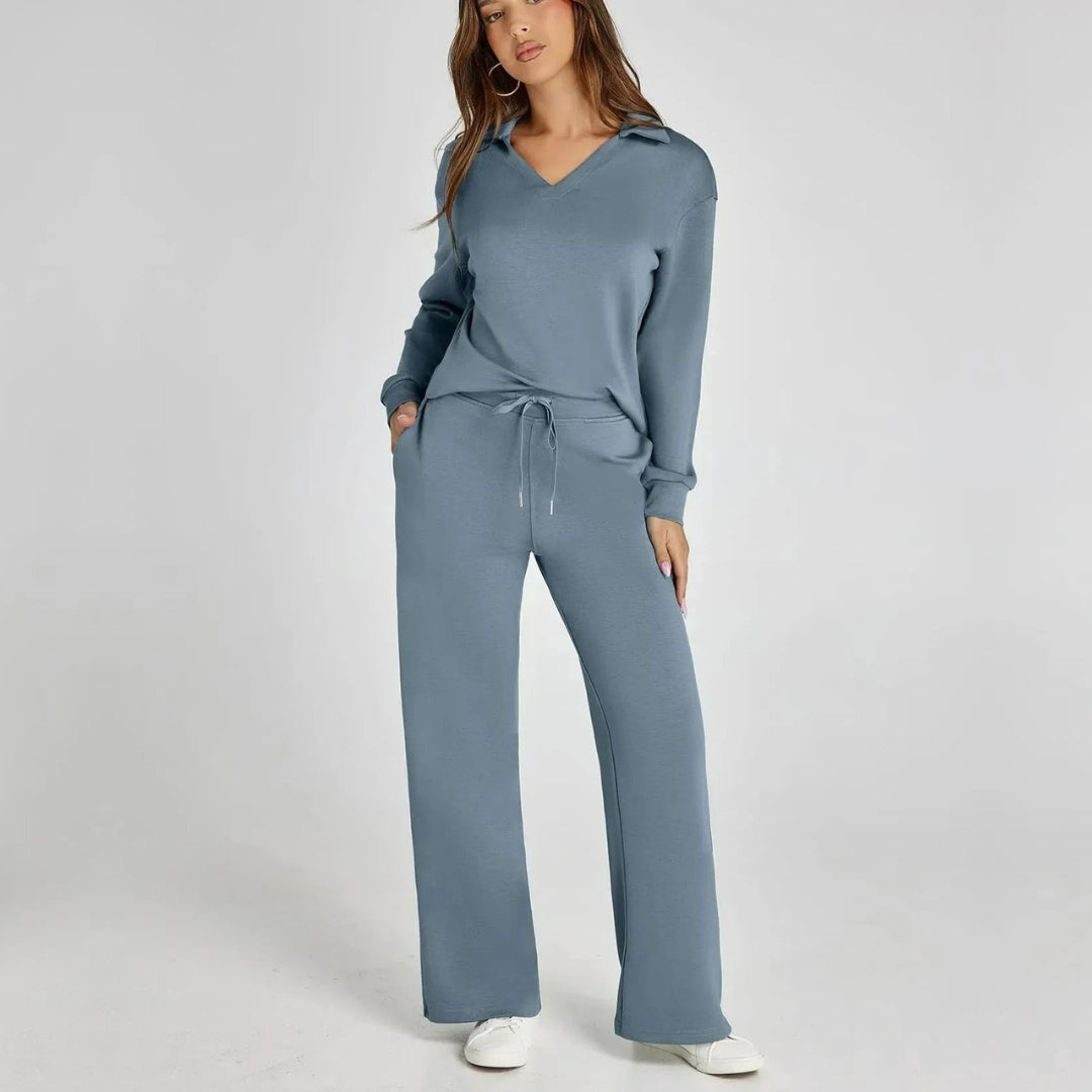 Ensemble de vêtements d’intérieur à jambes larges pour femme | Confort décontracté en deux pièces