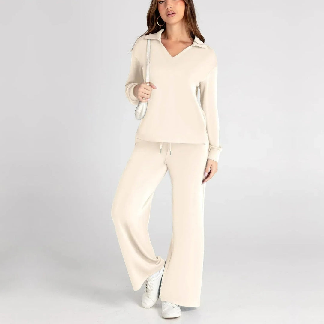 Ensemble de vêtements d’intérieur à jambes larges pour femme | Confort décontracté en deux pièces