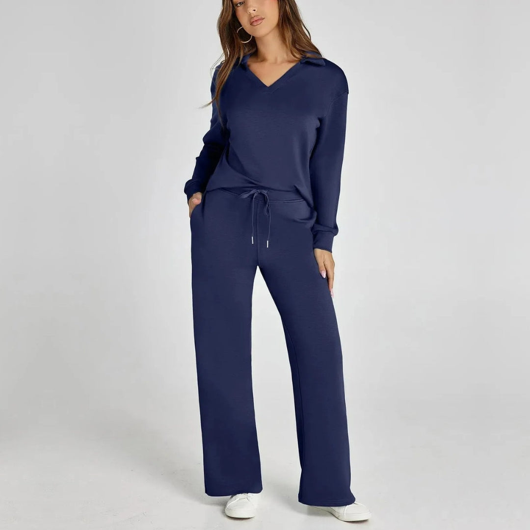 Ensemble de vêtements d’intérieur à jambes larges pour femme | Confort décontracté en deux pièces