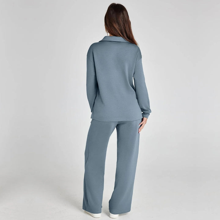 Ensemble de vêtements d’intérieur à jambes larges pour femme | Confort décontracté en deux pièces