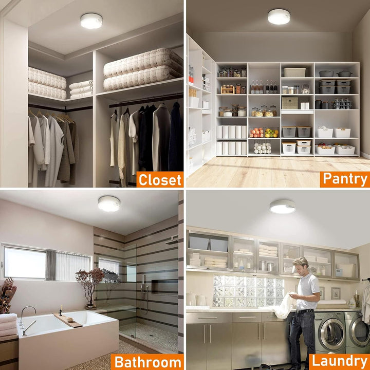 Stropní lampa se senzorem pohybu | Bezdrátová LED lampa na baterie