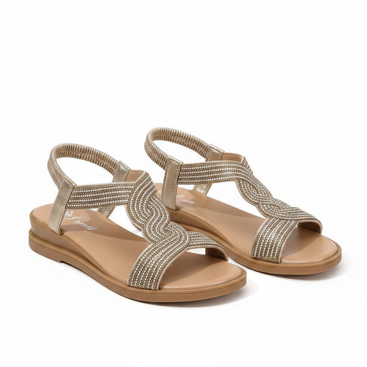Dame Ibiza-Stil Ortopædiske Sandaler | Elastisk Pasform Sommer
