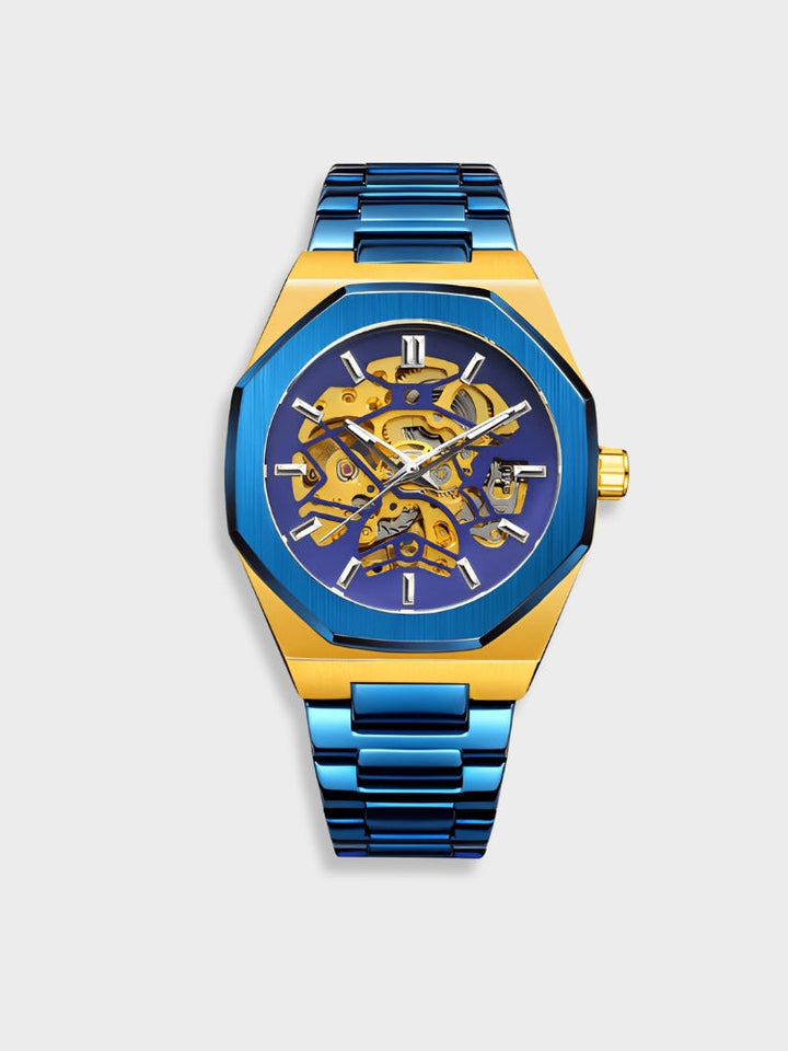 Blaise | Stylowy chronograf z paskiem ze skóry