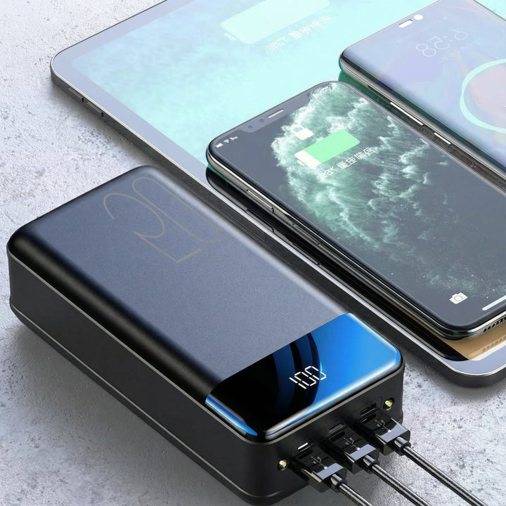 100.000 mAh Powerbank | Szybkie ładowanie Bateria podróżna