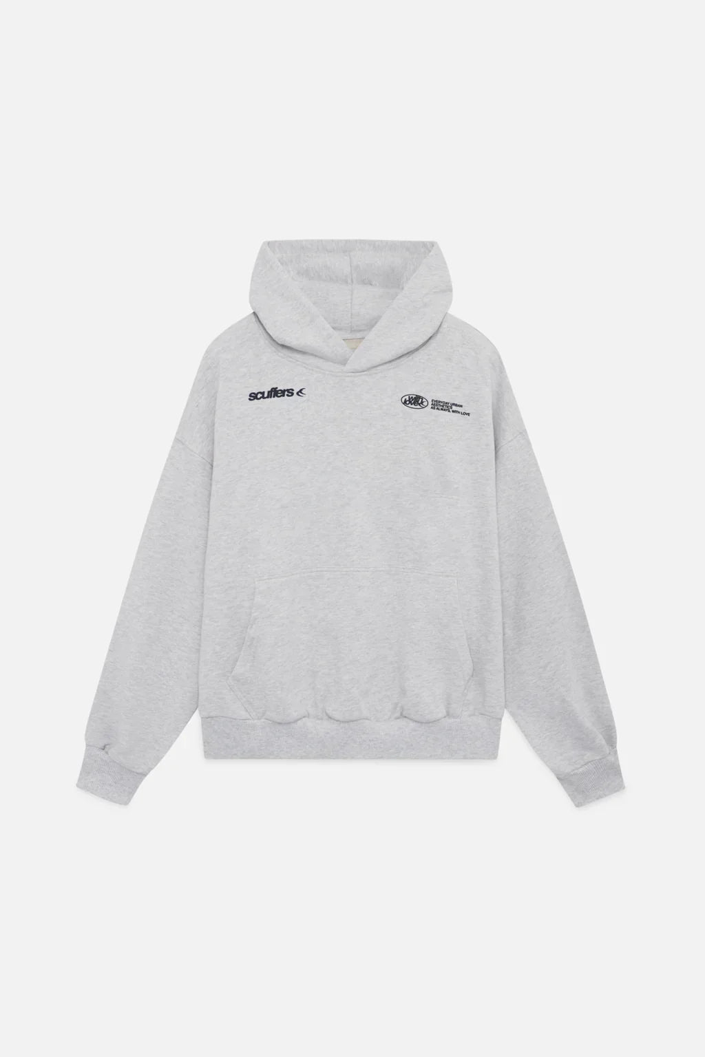 Hanorac unisex cu glugă, supradimensionat | Confort urban confortabil