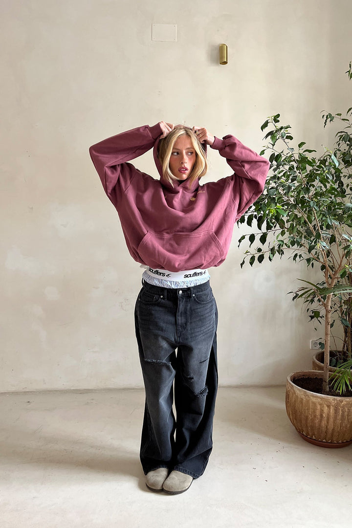 Hanorac unisex cu glugă, supradimensionat | Confort urban confortabil