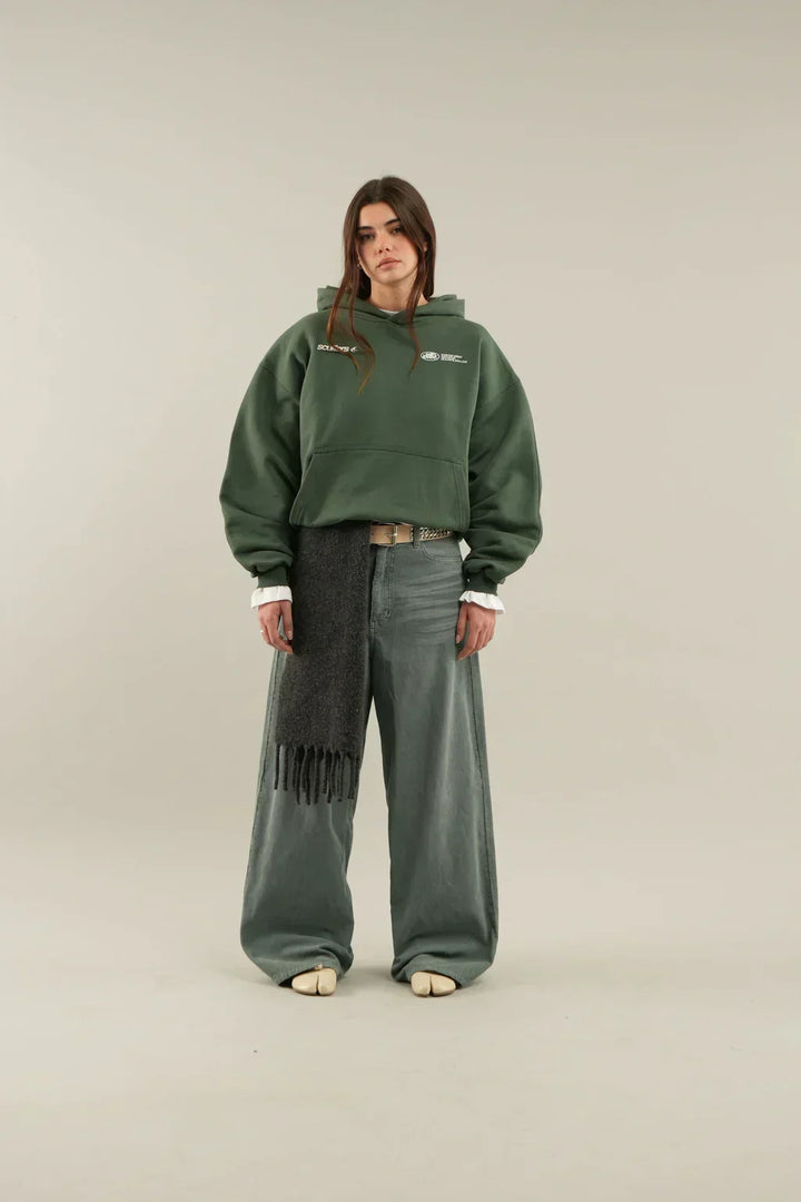 Hanorac unisex cu glugă, supradimensionat | Confort urban confortabil