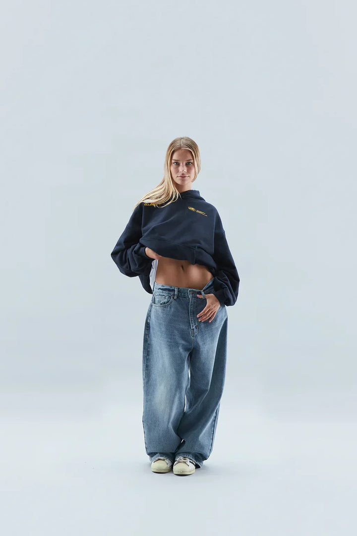 Hanorac unisex cu glugă, supradimensionat | Confort urban confortabil