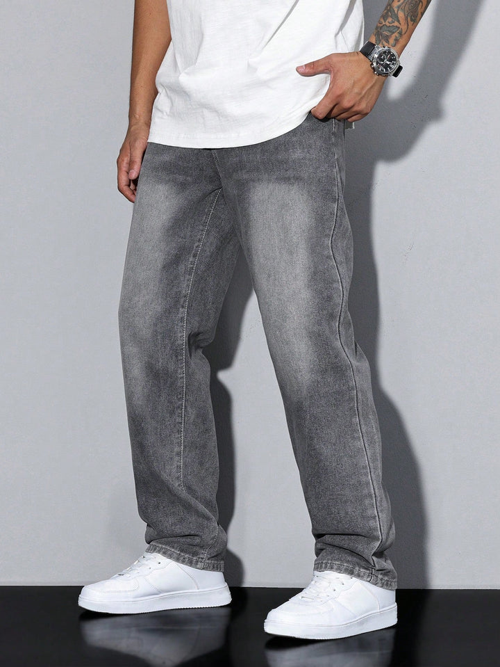 Herre Slank Pasform Jeans | Strække Hverdags Denimstil