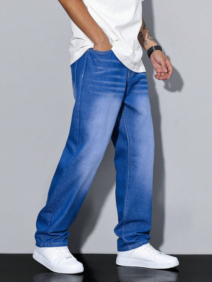 Herre Slank Pasform Jeans | Strække Hverdags Denimstil