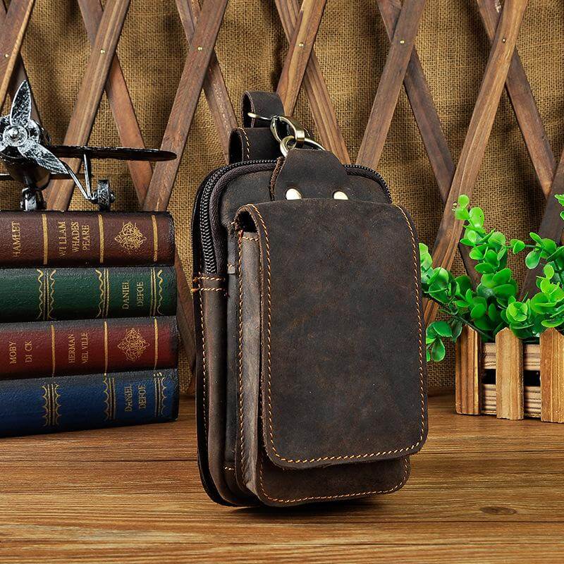 Sac banane homme style cuir | Port quotidien mains libres