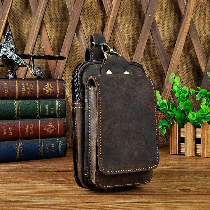 Sac banane homme style cuir | Port quotidien mains libres