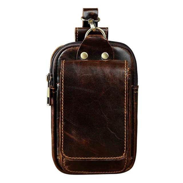 Sac banane homme style cuir | Port quotidien mains libres